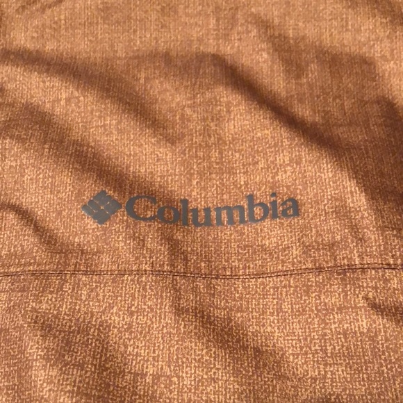 New! Men’s XL Omni tech wood grain pattern windbreaker by Columbia. (NWOT)